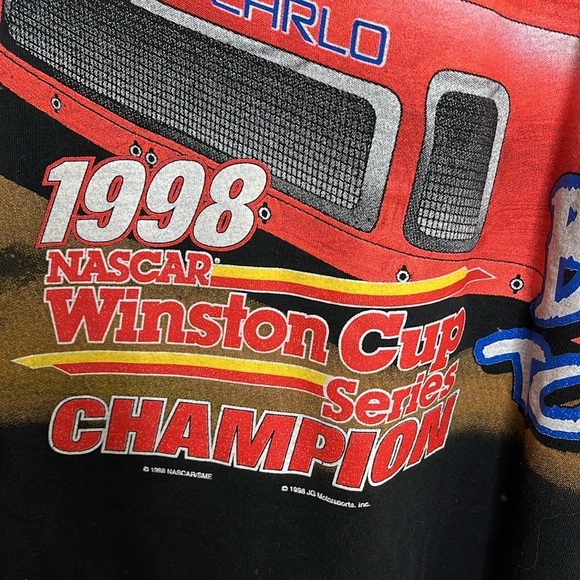Vintage Chase Authentics Jeff Gordon Leader of The Pack Wolf Nascar Tee Size M - Picture 4 of 4